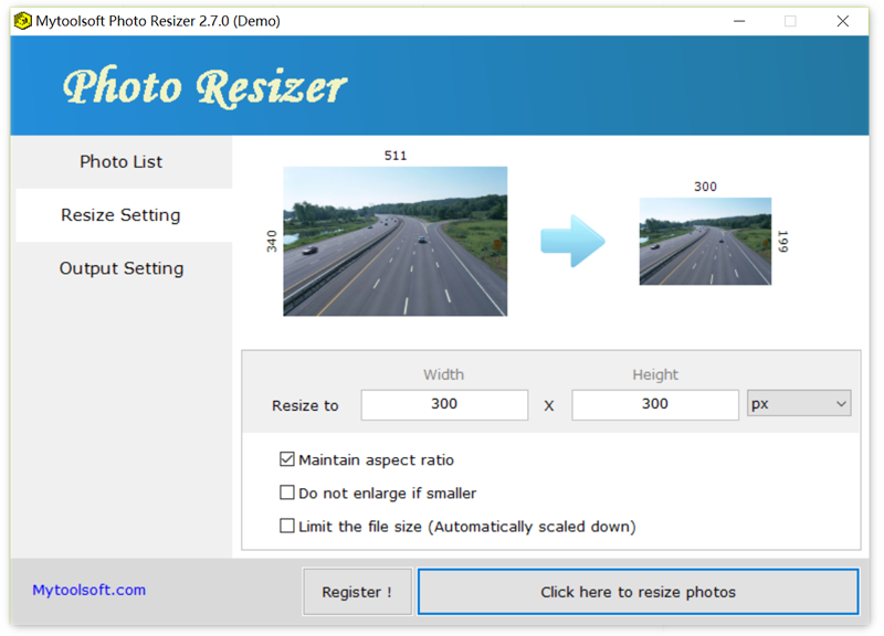 Mytoolsoft Photo Resizer screenshot Mytoolsoft Photo Resizer screenshot